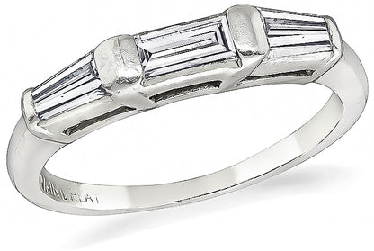 Estate 0.25ct Diamond Wedding Band