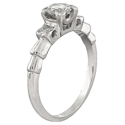 Vintage 0.50ct Diamond Engagement Ring