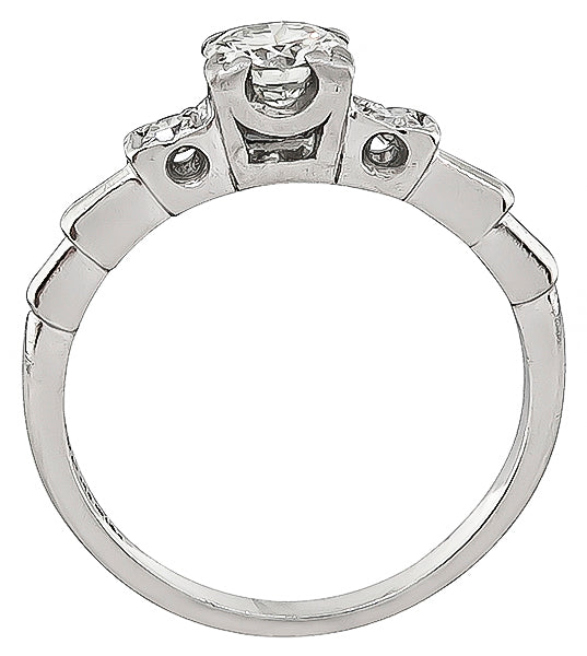 Vintage 0.50ct Diamond Engagement Ring