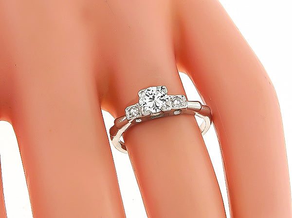 Vintage 0.50ct Diamond Engagement Ring