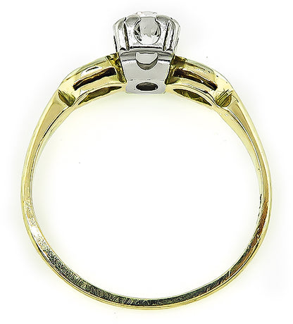 Antique 0.50ct Diamond Engagement Ring