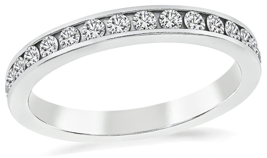 Estate 0.54ct Diamond Eternity Wedding Band