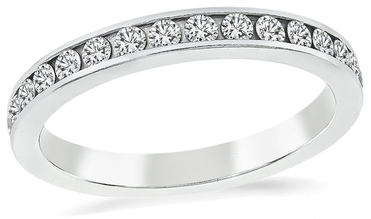 Estate 0.54ct Diamond Eternity Wedding Band
