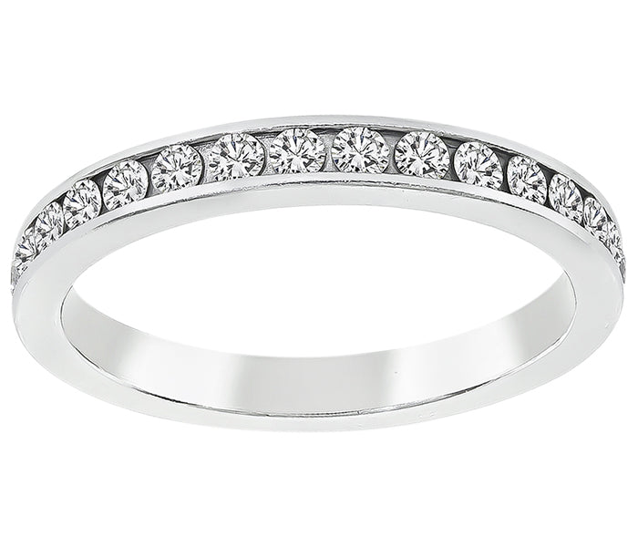 Estate 0.54ct Diamond Eternity Wedding Band