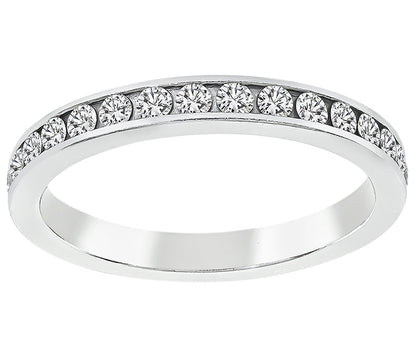 Estate 0.54ct Diamond Eternity Wedding Band