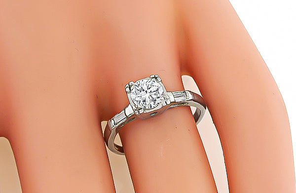 Estate 0.55ct Diamond Engagement Ring