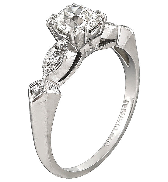 Vintage 0.60ct Diamond Engagement Ring