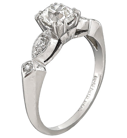 Vintage 0.60ct Diamond Engagement Ring