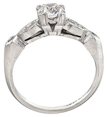 Vintage 0.60ct Diamond Engagement Ring