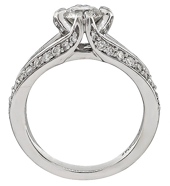 Estate 0.65ct Diamond Engagement Ring