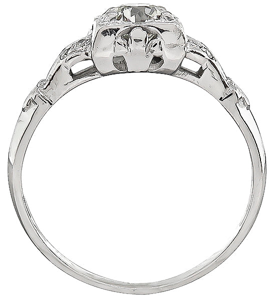 Vintage 0.60ct Diamond Engagement Ring