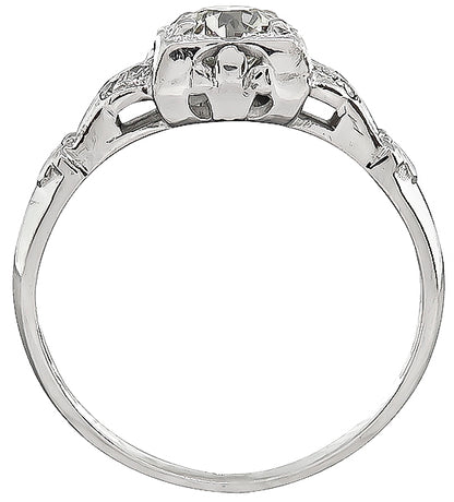 Vintage 0.60ct Diamond Engagement Ring