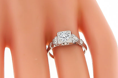 Vintage 0.60ct Diamond Engagement Ring
