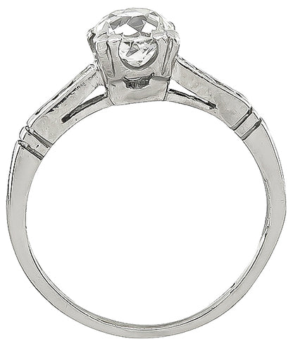 Vintage 0.65ct Diamond Engagement Ring