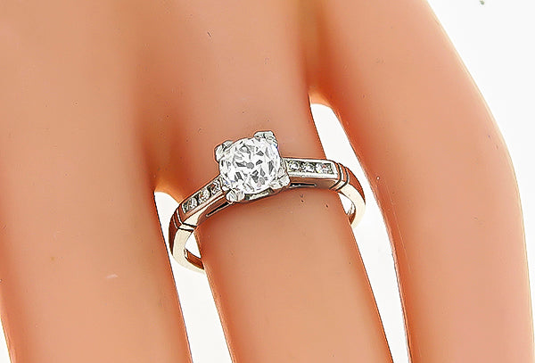 Vintage 0.65ct Diamond Engagement Ring