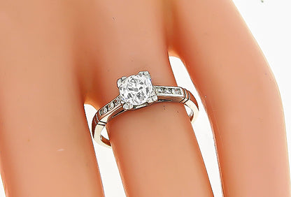 Vintage 0.65ct Diamond Engagement Ring