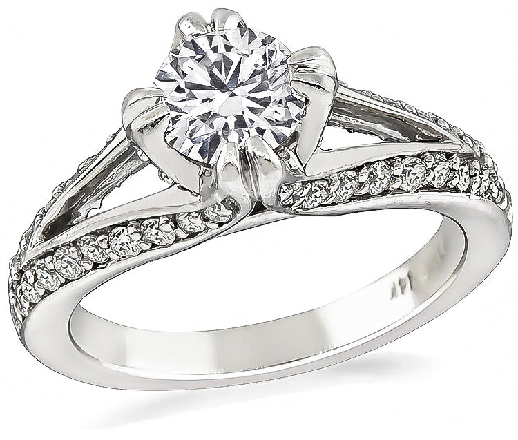 Estate 0.65ct Diamond Engagement Ring
