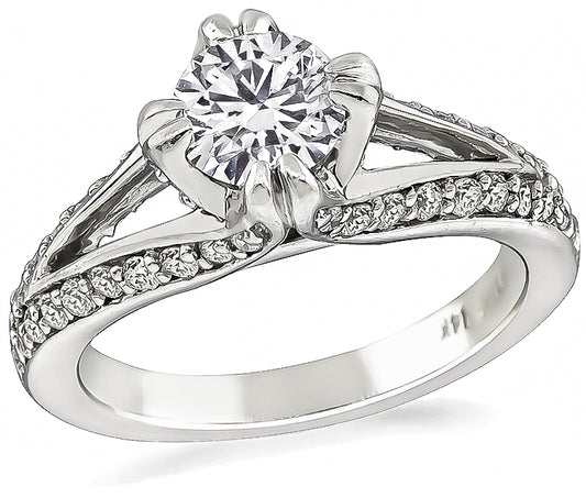 Estate 0.65ct Diamond Engagement Ring