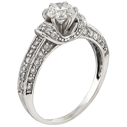 Estate 0.65ct Diamond Engagement Ring