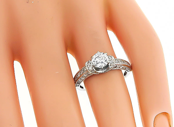 Estate 0.65ct Diamond Engagement Ring