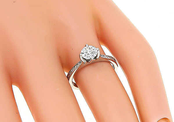 Estate 0.65ct Diamond Engagement Ring