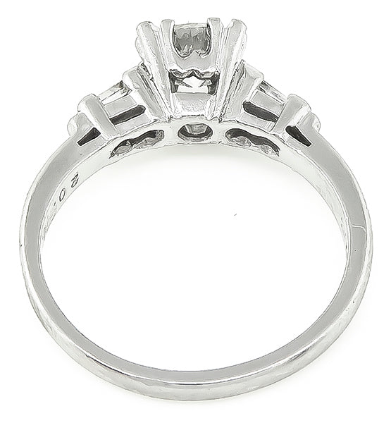 Vintage 0.70ct Diamond Engagement Ring