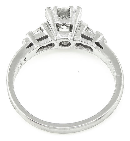 Vintage 0.70ct Diamond Engagement Ring