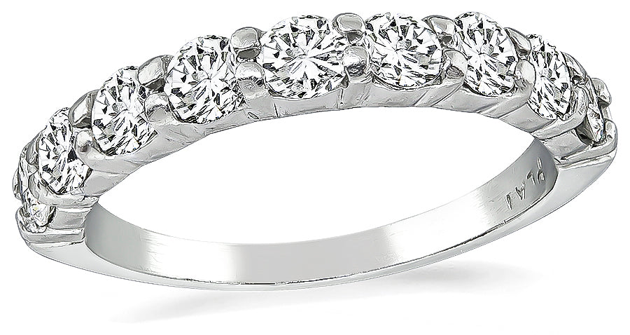 Estate 0.70ct Diamond Wedding Band