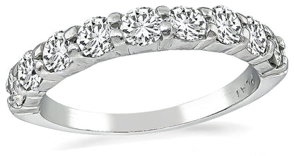 Estate 0.70ct Diamond Wedding Band
