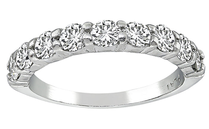 Estate 0.70ct Diamond Wedding Band