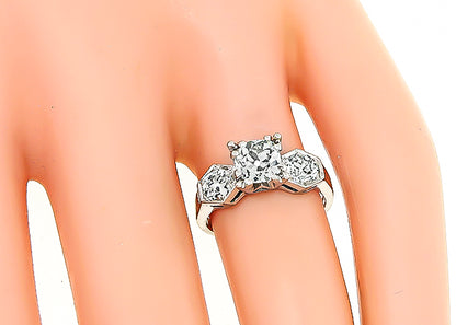 Vintage 0.80ct Diamond Engagement Ring