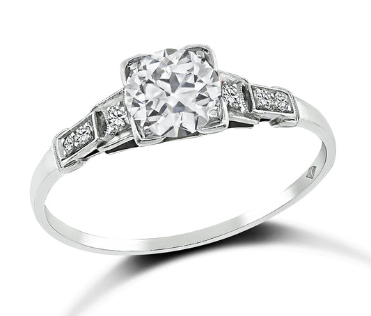 Estate 0.80ct Diamond Engagement Ring