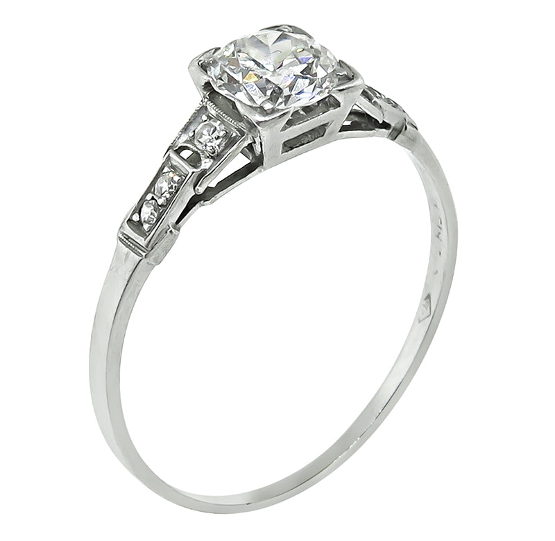Estate 0.80ct Diamond Engagement Ring