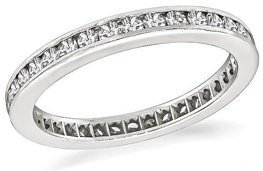 Estate 1.00ct Diamond Eternity Wedding Band