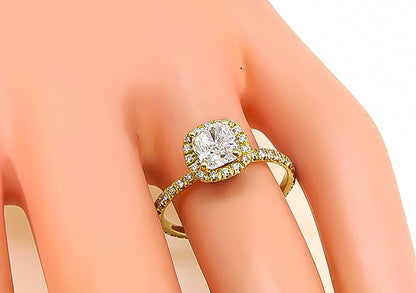 Estate EGL Certified 1.04ct Diamond Engagement Ring