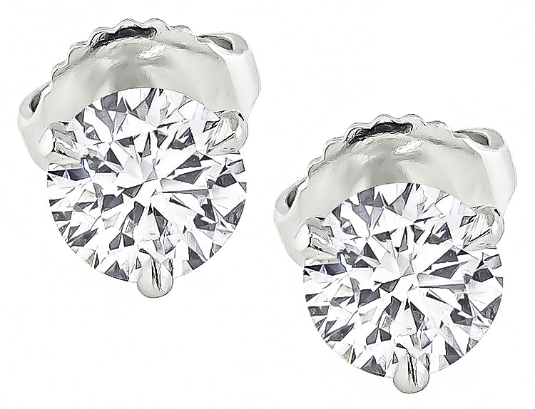GIA Certified 1.04cttw Diamond Stud Earrings