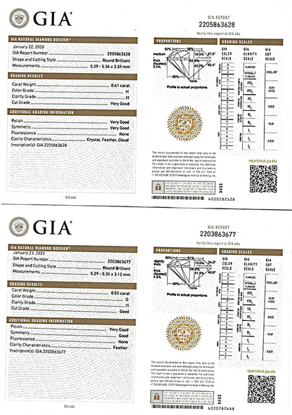 Estate 1.16cttw Diamond Stud Earrings