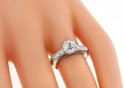 Vintage 1.20ct Diamond Engagement Ring
