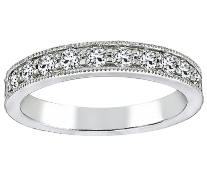 Estate 1.25ct Diamond Eternity Wedding Band