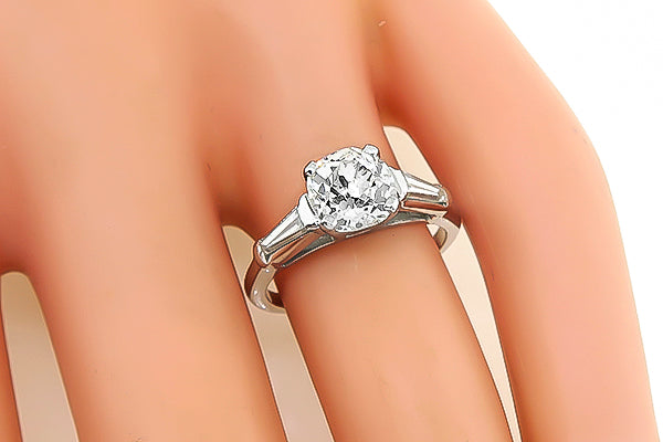 Estate 1.41ct Diamond Engagement Ring