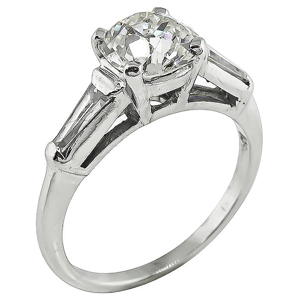 Estate 1.41ct Diamond Engagement Ring