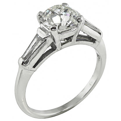 Estate 1.41ct Diamond Engagement Ring
