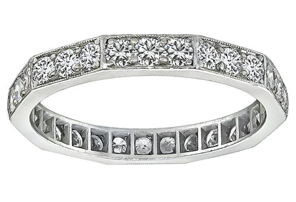 Estate 1.50ct Diamond Eternity Wedding Band