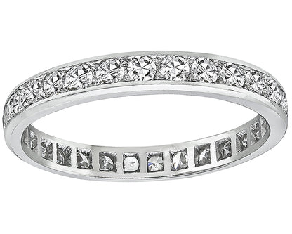 Estate 1.50ct Diamond Eternity Wedding Band
