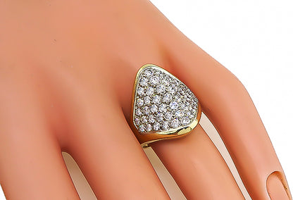 Estate 1.50ct Diamond Gold Ring