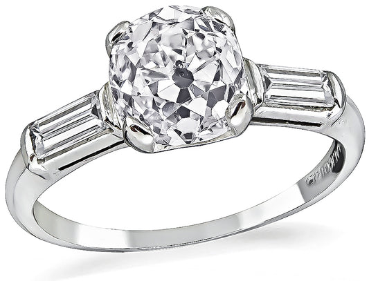 Estate 1.63ct Diamond Engagement Ring