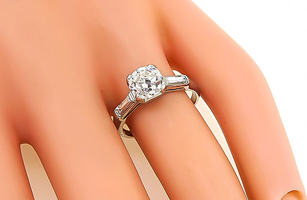Estate 1.63ct Diamond Engagement Ring