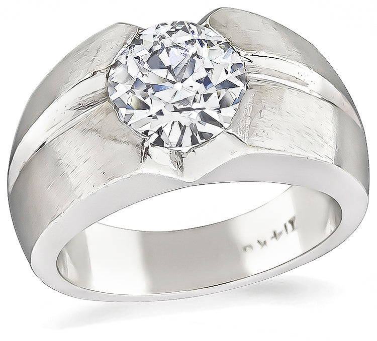 Estate 1.70ct Diamond Men's Ring