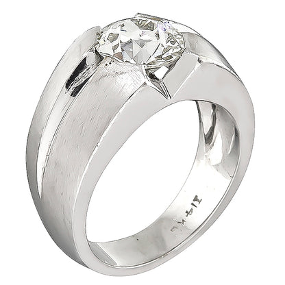 Estate 1.70ct Diamond Men's Ring