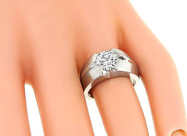 Estate 1.70ct Diamond Men's Ring